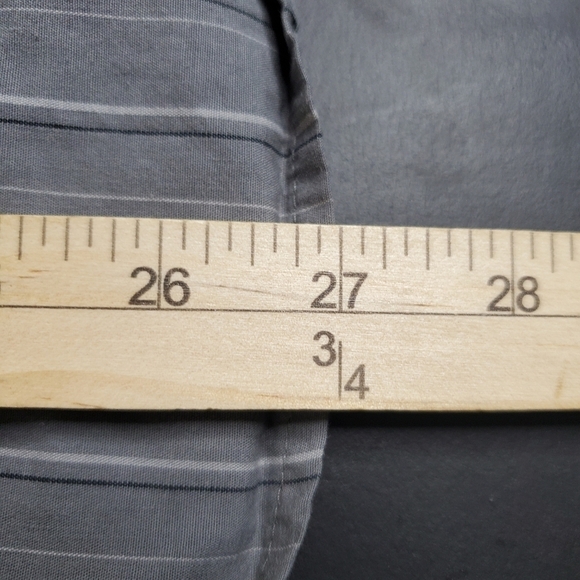 Tony Hawk Button Front Shirt Boys XL Casual Long Sleeve Cotton Grey - Picture 6 of 11